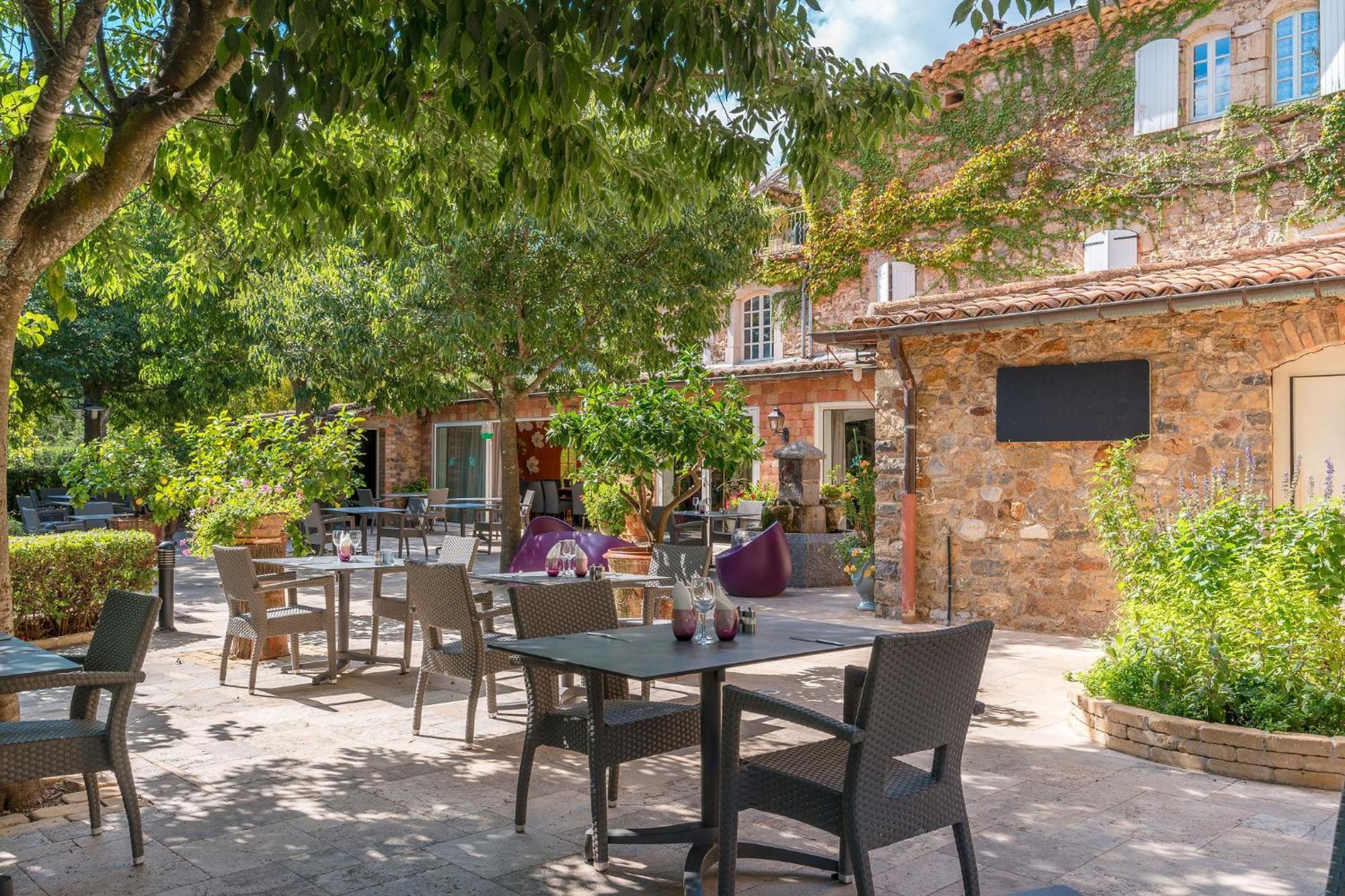 Logis Hotel Restaurant Le Pradinas Anduze Ngoại thất bức ảnh
